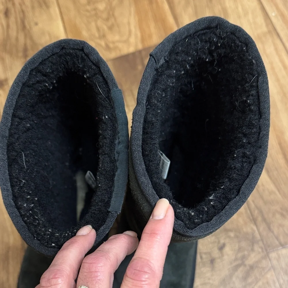 UGG Black Suede Boots